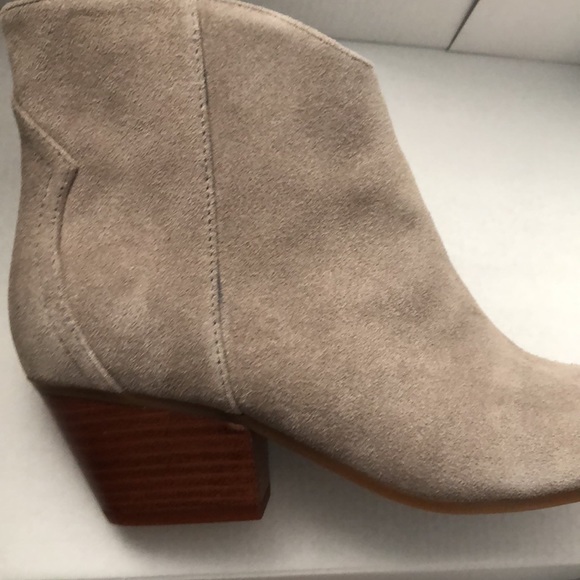 Nine West Gray Suede Tristan Ankle Boots - Picture 6 of 12